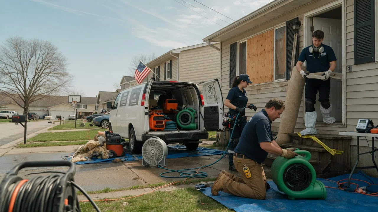 Water Damage Restoration in Denton, MD near me